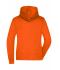 Damen Ladies' Hooded Jacket Dark-orange/carbon 8049