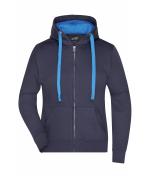 Ladies Ladies' Hooded Jacket Navy/cobalt 8049
