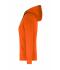 Dames Ladies' Hooded Jacket Donkeroranje/carbon 8049