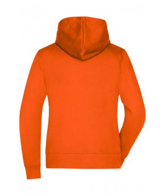 Dames Ladies' Hooded Jacket Donkeroranje/carbon 8049
