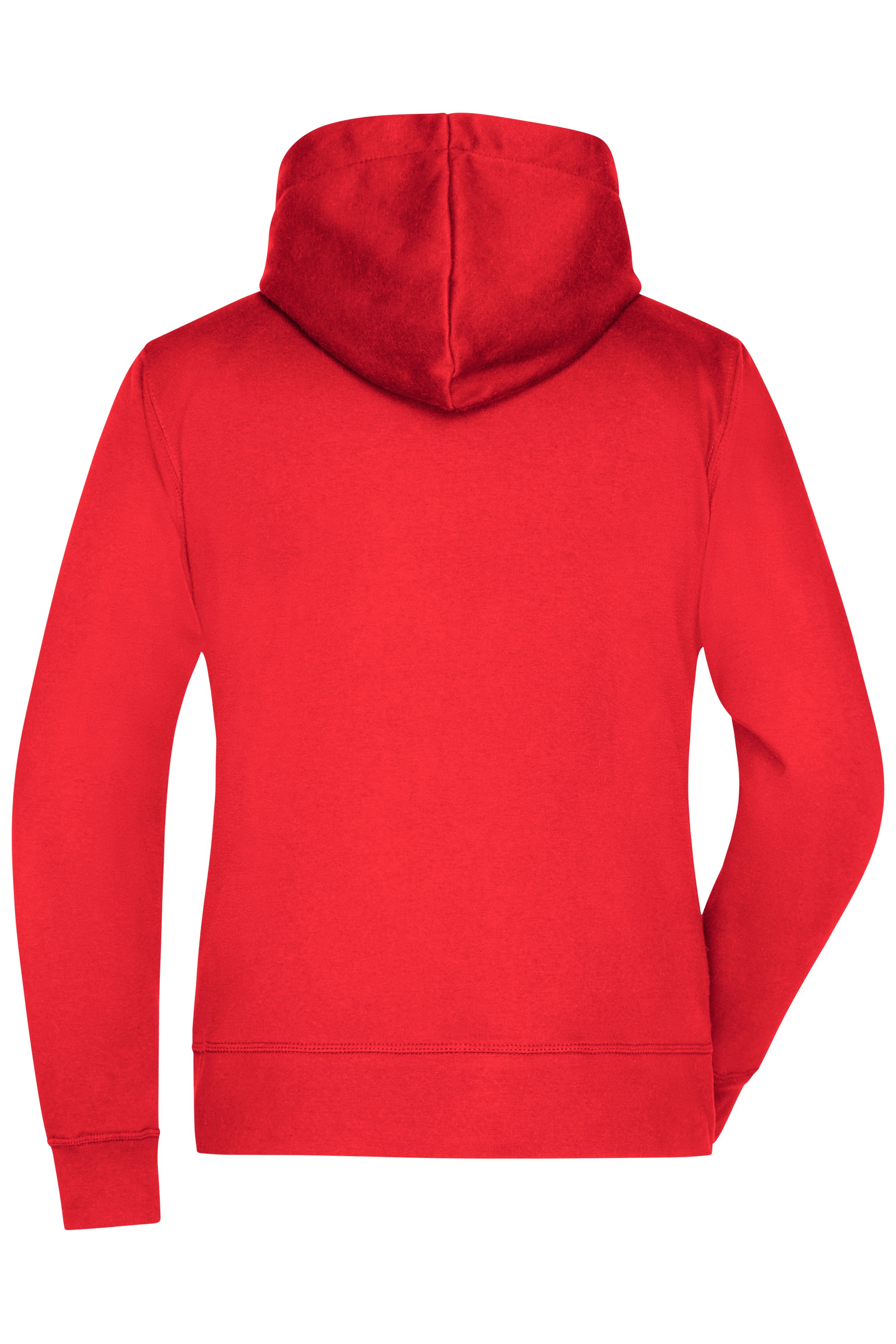 Ladies Ladies' Hooded Jacket Red/carbonDaiber