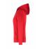 Dames Ladies' Hooded Jacket Rood/carbon 8049