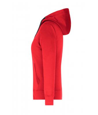 Damen Ladies' Hooded Jacket Red/carbon 8049