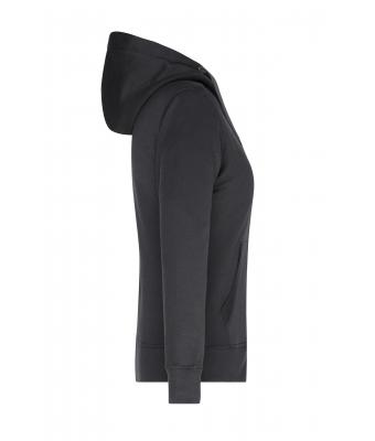 Damen Ladies' Hooded Jacket Black/carbon 8049