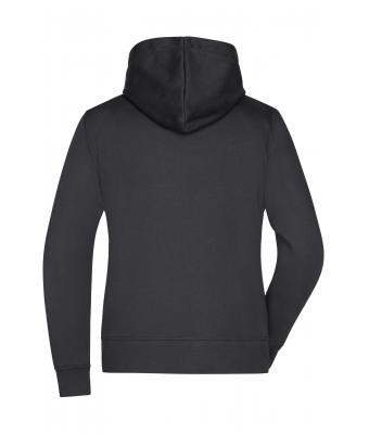Damen Ladies' Hooded Jacket Black/carbon 8049
