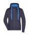 Dames Ladies' Hooded Jacket Navy/kobalt 8049