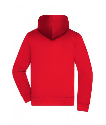 Men Men's Hooded Jacket Red/carbon 8050