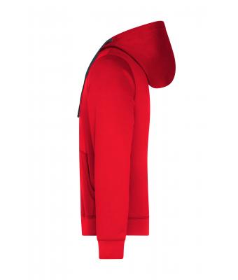 Heren Men's Hooded Jacket Rood/carbon 8050