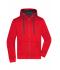 Heren Men's Hooded Jacket Rood/carbon 8050