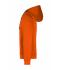 Homme Sweat-shirt à capuche déperlant homme Orange-foncé/carbone 8050