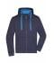 Homme Sweat-shirt à capuche déperlant homme Marine/cobalt 8050