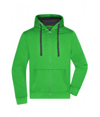 Homme Sweat-shirt à capuche déperlant homme Vert/carbone 8050