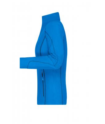 Dames Ladies' Structure Fleece Jacket Aqua/navy 8051