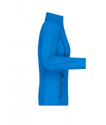 Dames Ladies' Structure Fleece Jacket Aqua/navy 8051