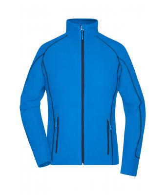 Dames Ladies' Structure Fleece Jacket Aqua/navy 8051