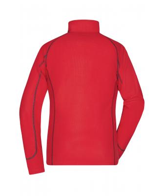 Ladies Ladies' Structure Fleece Jacket Red/carbon 8051