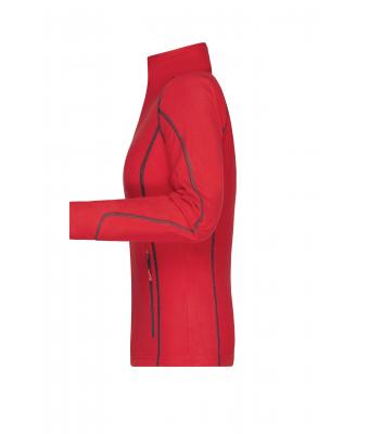 Dames Ladies' Structure Fleece Jacket Rood/carbon 8051