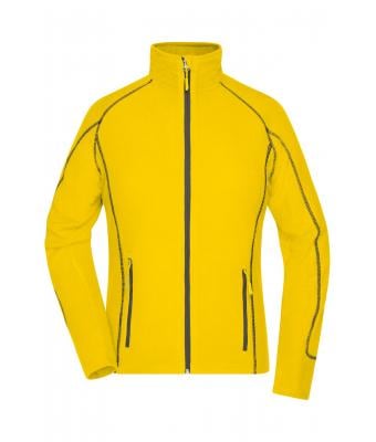 Ladies Ladies' Structure Fleece Jacket Yellow/carbon 8051