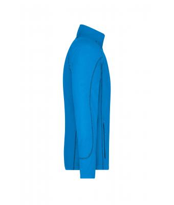 Heren Men's Structure Fleece Jacket Aqua/navy 8052