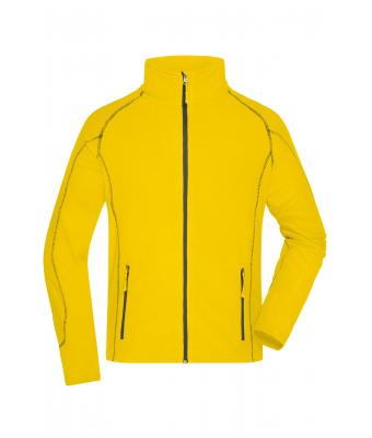 Heren Men's Structure Fleece Jacket Geel/carbon 8052