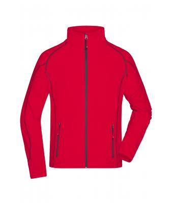 Herren Men's Structure Fleece Jacket Red/carbon 8052