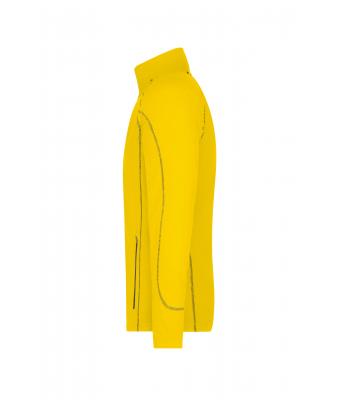 Men Men's Structure Fleece Jacket Yellow/carbon 8052