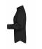Damen Ladies' Travel Blouse Roll-up Sleeves Black 7529