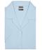 Dames Ladies' Business Blouse Short-Sleeved Lichtblauw 7533