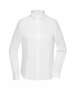 Dames Ladies' Long-Sleeved Blouse Wit 7965