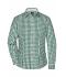Femme Chemisier Vichy manches longues femme Vert-forêt/blanc 8053