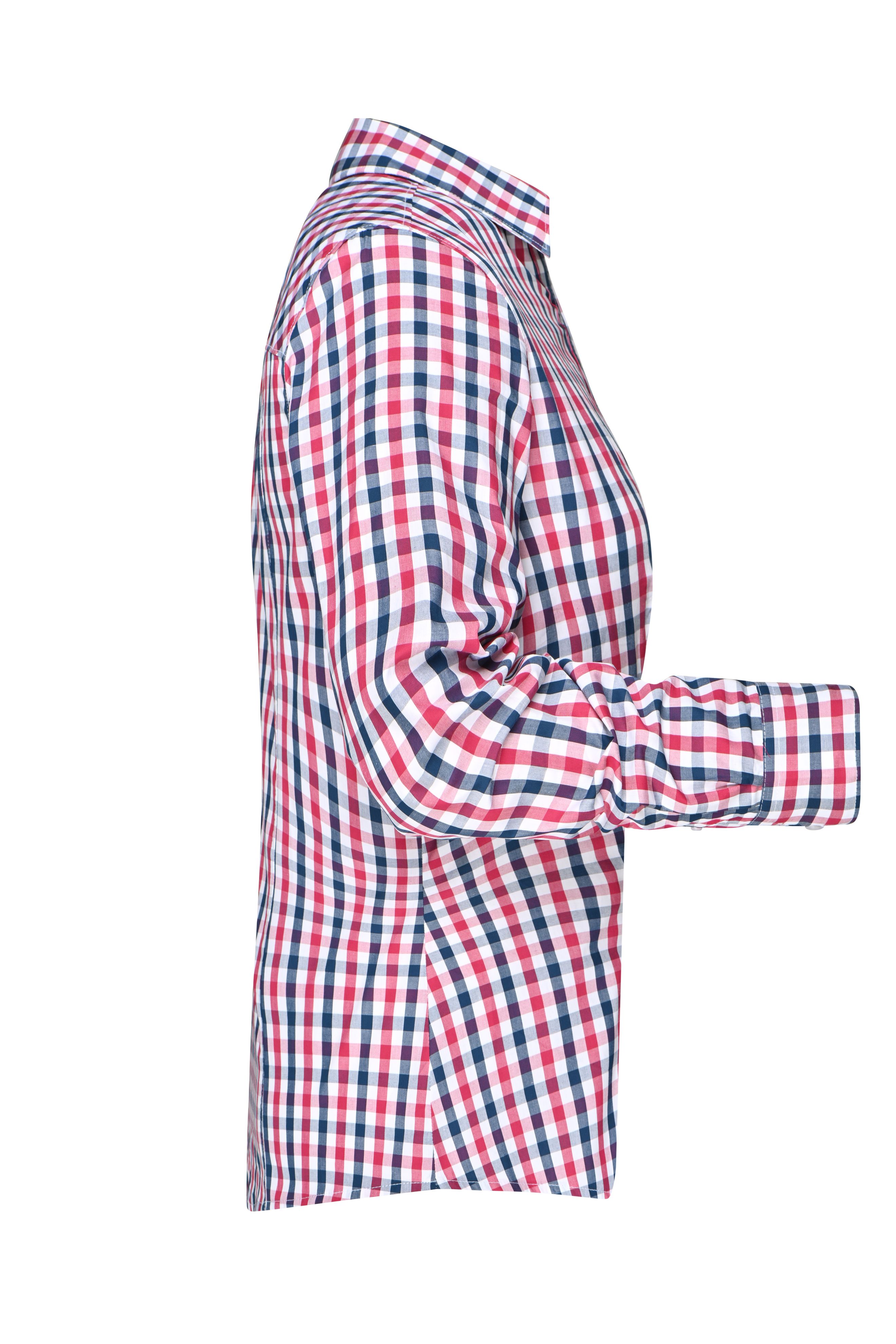 Chemisier Rouge Brodé Manches Longues - Taille XL - Polyester - Neuf Sans étiquettes