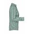 Dames Ladies' Checked Blouse Bosgroen/wit 8053