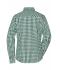 Damen Ladies' Checked Blouse Forest-green/white 8053