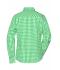 Ladies Ladies' Checked Blouse Green/white 8053