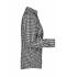 Dames Ladies' Checked Blouse Zwart/wit 8053