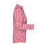 Dames Ladies' Checked Blouse Rood/wit 8053