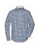 Heren Men's Checked Shirt Navy/wit 8054