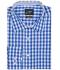 Heren Men's Checked Shirt Royal/wit 8054