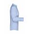 Ladies Ladies' Plain Shirt Light-blue/navy-white 8055