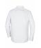 Herren Men's Plain Shirt White/black-white 8056