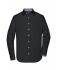 Men Men's Plain Shirt Black/black-white 8056