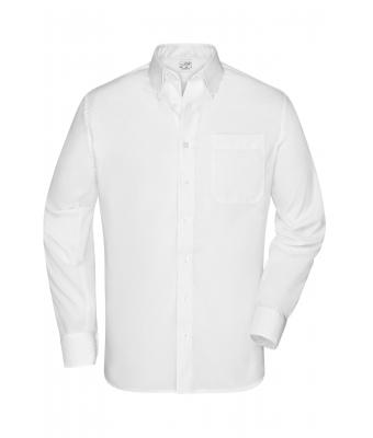 Men Men's Shirt "BUTTON DOWN" White 8149