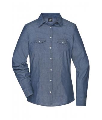 Femme Chemisier femme Denim Denim-clair 8158