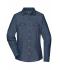 Ladies Ladies' Denim Blouse Dark-denim 8158