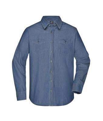 Homme Chemise homme Denim Denim-clair 8159