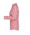 Ladies Ladies' Traditional Shirt Red/white 8306