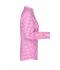 Dames Ladies' Traditional Shirt Paars/wit 8306