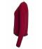 Damen Ladies' Traditional Knitted Jacket Red/anthracite-melange/green 8486