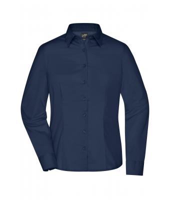 Ladies Ladies' Business Shirt Long-Sleeved Navy 8388