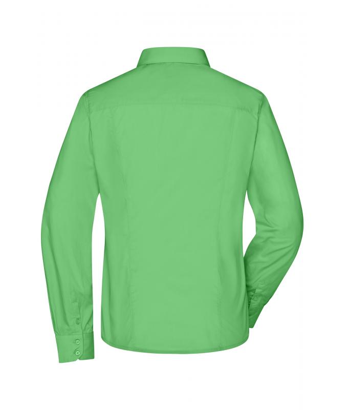 Ladies Ladies' Business Shirt Long-Sleeved Lime-green 8388